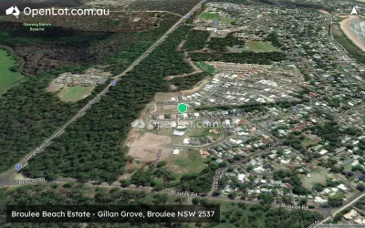 Satellite image for  Broulee Beach Estate - Gillan Grove, Broulee NSW 2537