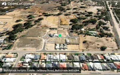 Satellite image for  Bullsbrook Heights Estate - Wilbury Road, Bullsbrook WA 6084