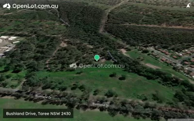 Satellite image for  Bushland Drive, Taree NSW 2430