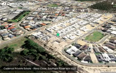 Satellite image for  Cadence Private Estate - Reno Close, Southern River WA 6110