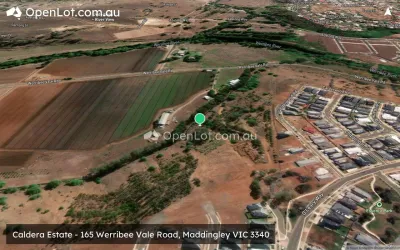 Satellite image for  Caldera Estate - 165 Werribee Vale Road, Maddingley VIC 3340