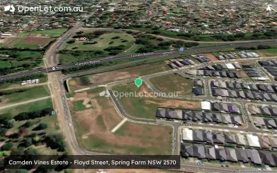 Satellite image for  Camden Vines Estate - Floyd Street, Spring Farm NSW 2570