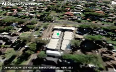 Satellite image for  Canopy Estate - 134 Waratah Street, Sutherland NSW 2232