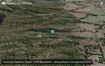 Satellite image for  Canungra Meadows Estate - 2443 Beaudesert - Nerang Road, Canungra QLD 4275