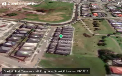 Satellite image for  Cardinia Park Terraces - 1-19 Frogmores Street, Pakenham VIC 3810