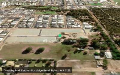 Satellite image for  Carnaby Park Estate - Partridge Bend, Byford WA 6122