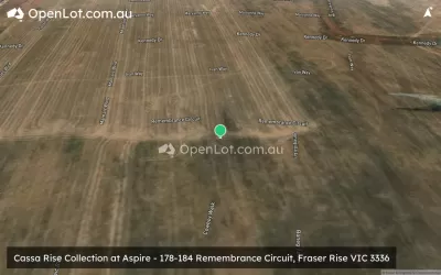 Satellite image for  Cassa Rise Collection at Aspire - 178-184 Remembrance Circuit, Fraser Rise VIC 3336
