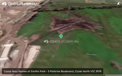 Satellite image for  Cassa Way Homes at Smiths Park - 5 Parkrise Boulevard, Clyde North VIC 3978