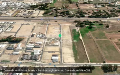 Satellite image for  Caversham Private Estate - Bernborough Avenue, Caversham WA 6055