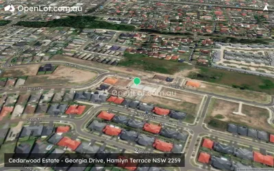 Satellite image for  Cedarwood Estate - Georgia Drive, Hamlyn Terrace NSW 2259