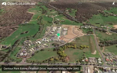 Satellite image for  Centaur Park Estate - Kendall Drive, Hamilton Valley NSW 2641