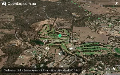 Satellite image for  Chalambar Links Estate Ararat - Sullivans Road, Woodend VIC 3442