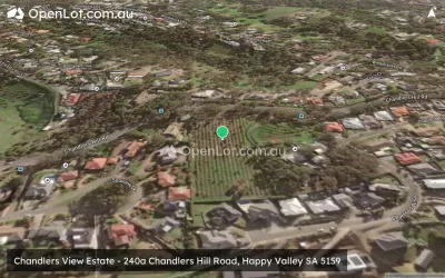 Satellite image for  Chandlers View Estate - 240a Chandlers Hill Road, Happy Valley SA 5159