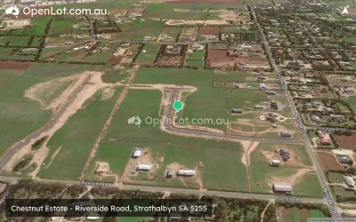 Satellite image for  Chestnut Estate - Riverside Road, Strathalbyn SA 5255