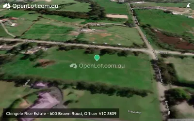 Satellite image for  Chingele Rise Estate - 600 Brown Road, Officer VIC 3809
