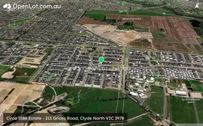 Satellite image for  Circa 1886 Estate - 211 Grices Road, Clyde North VIC 3978