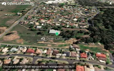 Satellite image for  Clairevue Estate - 21-25 Worland Road, Wangaratta VIC 3677