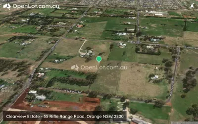 Satellite image for  Clearview Estate - 55 Rifle Range Road, Orange NSW 2800