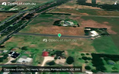 Satellite image for  Clearview Estate - 742 Henty Highway, Portland North VIC 3305