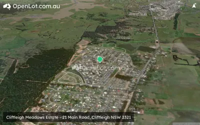Satellite image for  Cliftleigh Meadows Estate - 21 Main Road, Cliftleigh NSW 2321