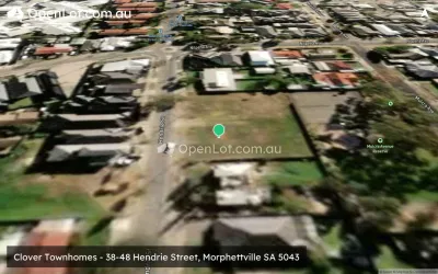 Satellite image for  Clover Townhomes - 38-48 Hendrie Street, Morphettville SA 5043