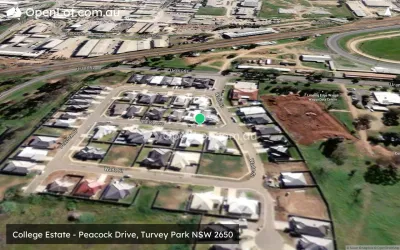 Satellite image for  College Estate - Peacock Drive, Turvey Park NSW 2650