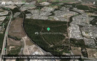 Satellite image for  Coomera Quarter Estate - 51 & 70 George Alexander Way, Coomera QLD 4209