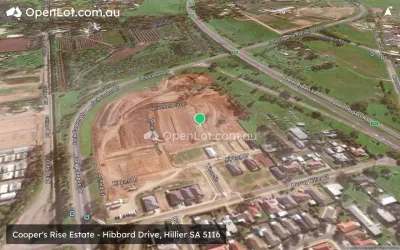Satellite image for  Cooper's Rise Estate - Hibbard Drive, Hillier SA 5116