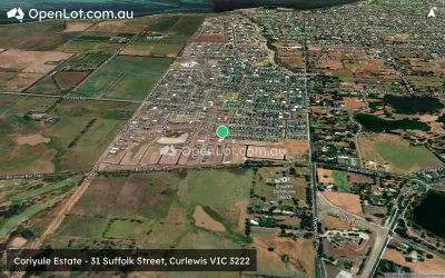 Satellite image for  Coriyule Estate - 31 Suffolk Street, Curlewis VIC 3222