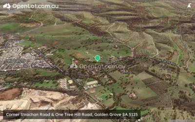 Satellite image for  Corner Strachan Road & One Tree Hill Road, Golden Grove SA 5125