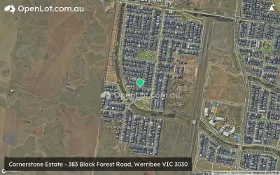 Satellite image for  Cornerstone Estate - 383 Black Forest Road, Werribee VIC 3030