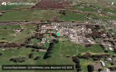 Satellite image for  Correa Park Estate - 21 Whitfields Lane, Beaufort VIC 3373
