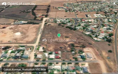 Satellite image for  Coxon Avenue, Numurkah VIC 3636
