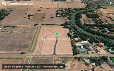 Satellite image for  Creekside Estate - Venture Court, Nathalia VIC 3638