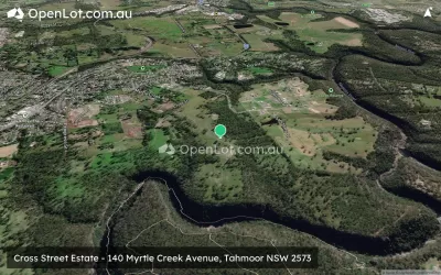 Satellite image for  Cross Street Estate - 140 Myrtle Creek Avenue, Tahmoor NSW 2573