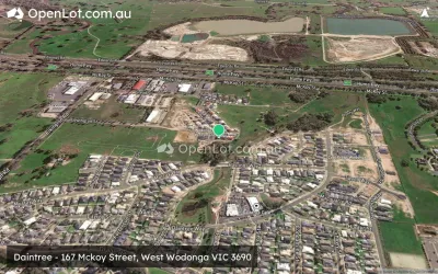 Satellite image for  Daintree - 167 Mckoy Street, West Wodonga VIC 3690
