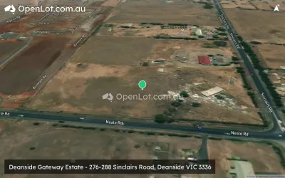 Satellite image for  Deanside Gateway Estate - 276-288 Sinclairs Road, Deanside VIC 3336