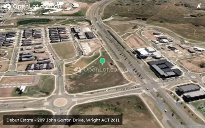 Satellite image for  Debut Estate - 209 John Gorton Drive, Wright ACT 2611