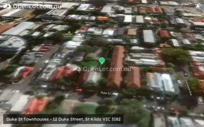 Satellite image for  Duke St Townhouses - 12 Duke Street, St Kilda VIC 3182