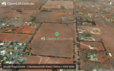 Satellite image for  Dustin Rose Estate - 2 Bundawarrah Road, Temora NSW 2666