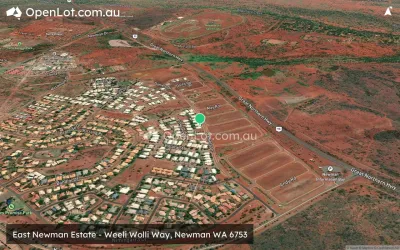 Satellite image for  East Newman Estate - Weeli Wolli Way, Newman WA 6753
