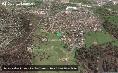 Satellite image for  Eastern View Estate - Sunrise Terrace, East Albury NSW 2640