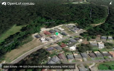 Satellite image for  Eden Estate - 99-123 Chamberlain Road, Wyoming NSW 2250