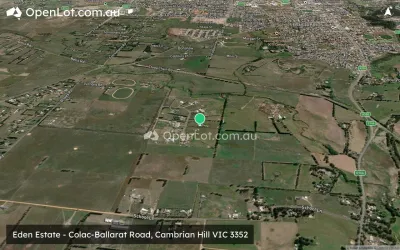 Satellite image for  Eden Estate - Colac-Ballarat Road, Cambrian Hill VIC 3352