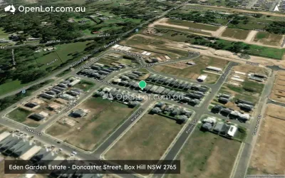 Satellite image for  Eden Garden Estate - Doncaster Street, Box Hill NSW 2765