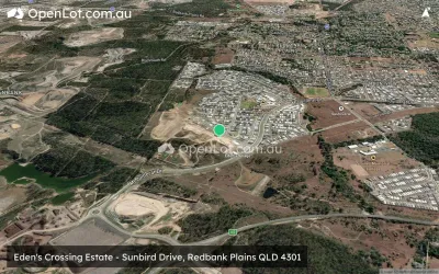 Satellite image for  Eden's Crossing Estate - Sunbird Drive, Redbank Plains QLD 4301