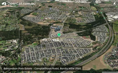 Satellite image for  Edmondson Park Estate - Campbelltown Road, Bardia NSW 2565