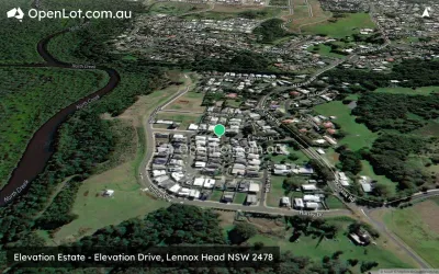 Satellite image for  Elevation Estate - Elevation Drive, Lennox Head NSW 2478