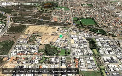 Satellite image for  Eliza Ponds Estate - 67 Entrance Road, Spearwood WA 6163