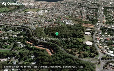 Satellite image for  Ellandra Reserve Estate - 215 Guineas Creek Road, Elanora QLD 4221